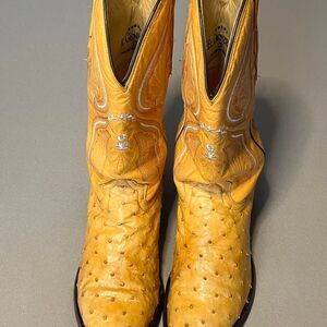Vintage El General Full Quill Men's Cowboy Boots